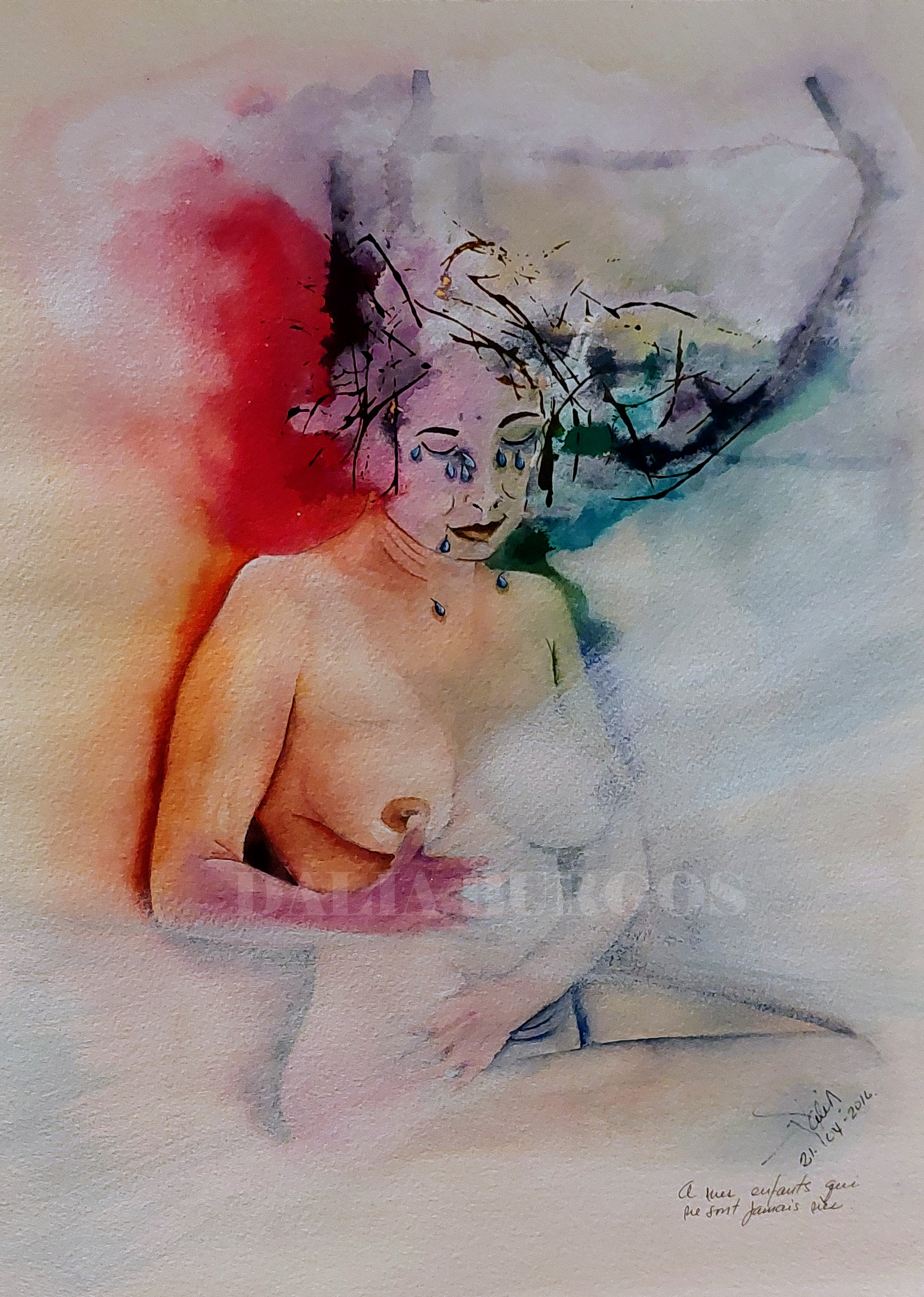 À mes enfants qui ne sont jamais nés